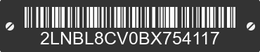 2011 LINCOLN Town Car 2LNBL8CV0BX754117 VIN decoded