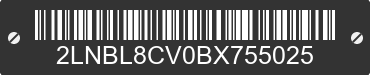 2011 LINCOLN Town Car 2LNBL8CV0BX755025 VIN decoded
