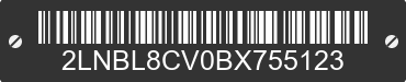 2011 LINCOLN Town Car 2LNBL8CV0BX755123 VIN decoded