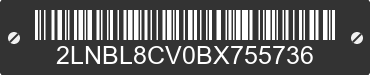 2011 LINCOLN Town Car 2LNBL8CV0BX755736 VIN decoded