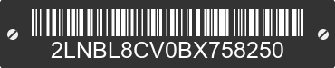2011 LINCOLN Town Car 2LNBL8CV0BX758250 VIN decoded