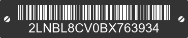 2011 LINCOLN Town Car 2LNBL8CV0BX763934 VIN decoded