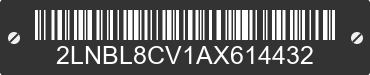 2010 LINCOLN Town Car 2LNBL8CV1AX614432 VIN decoded