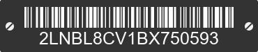2011 LINCOLN Town Car 2LNBL8CV1BX750593 VIN decoded