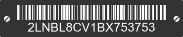 2011 LINCOLN Town Car 2LNBL8CV1BX753753 VIN decoded