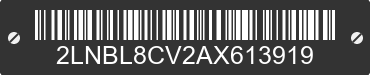 2010 LINCOLN Town Car 2LNBL8CV2AX613919 VIN decoded