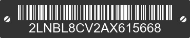 2010 LINCOLN Town Car 2LNBL8CV2AX615668 VIN decoded