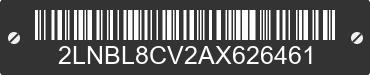 2010 LINCOLN Town Car 2LNBL8CV2AX626461 VIN decoded