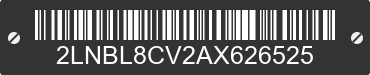 2010 LINCOLN Town Car 2LNBL8CV2AX626525 VIN decoded