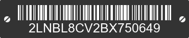 2011 LINCOLN Town Car 2LNBL8CV2BX750649 VIN decoded