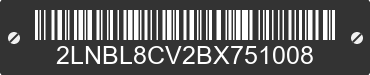 2011 LINCOLN Town Car 2LNBL8CV2BX751008 VIN decoded