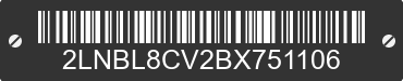 2011 LINCOLN Town Car 2LNBL8CV2BX751106 VIN decoded