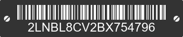 2011 LINCOLN Town Car 2LNBL8CV2BX754796 VIN decoded