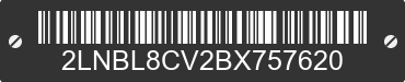 2011 LINCOLN Town Car 2LNBL8CV2BX757620 VIN decoded