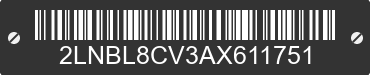 2010 LINCOLN Town Car 2LNBL8CV3AX611751 VIN decoded
