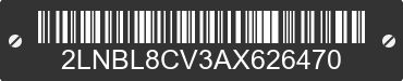 2010 LINCOLN Town Car 2LNBL8CV3AX626470 VIN decoded