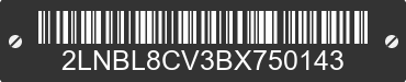 2011 LINCOLN Town Car 2LNBL8CV3BX750143 VIN decoded