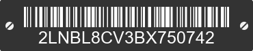 2011 LINCOLN Town Car 2LNBL8CV3BX750742 VIN decoded