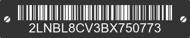2011 LINCOLN Town Car 2LNBL8CV3BX750773 VIN decoded