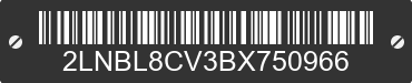 2011 LINCOLN Town Car 2LNBL8CV3BX750966 VIN decoded