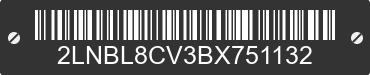 2011 LINCOLN Town Car 2LNBL8CV3BX751132 VIN decoded