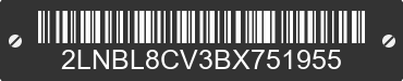 2011 LINCOLN Town Car 2LNBL8CV3BX751955 VIN decoded