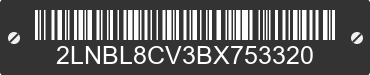 2011 LINCOLN Town Car 2LNBL8CV3BX753320 VIN decoded
