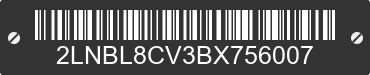 2011 LINCOLN Town Car 2LNBL8CV3BX756007 VIN decoded