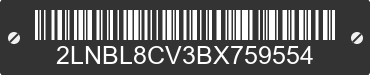 2011 LINCOLN Town Car 2LNBL8CV3BX759554 VIN decoded