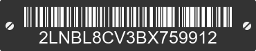 2011 LINCOLN Town Car 2LNBL8CV3BX759912 VIN decoded