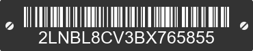 2011 LINCOLN Town Car 2LNBL8CV3BX765855 VIN decoded