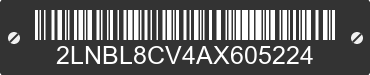 2010 LINCOLN Town Car 2LNBL8CV4AX605224 VIN decoded