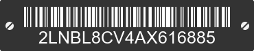 2010 LINCOLN Town Car 2LNBL8CV4AX616885 VIN decoded