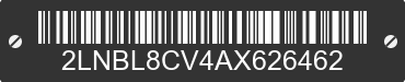 2010 LINCOLN Town Car 2LNBL8CV4AX626462 VIN decoded