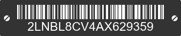 2010 LINCOLN Town Car 2LNBL8CV4AX629359 VIN decoded