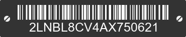 2010 LINCOLN Town Car 2LNBL8CV4AX750621 VIN decoded