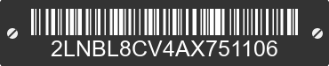 2010 LINCOLN Town Car 2LNBL8CV4AX751106 VIN decoded