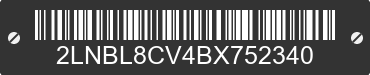 2011 LINCOLN Town Car 2LNBL8CV4BX752340 VIN decoded