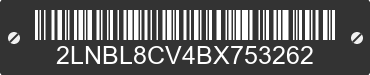 2011 LINCOLN Town Car 2LNBL8CV4BX753262 VIN decoded