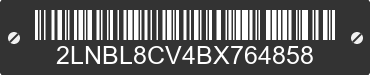 2011 LINCOLN Town Car 2LNBL8CV4BX764858 VIN decoded
