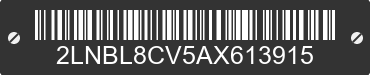 2010 LINCOLN Town Car 2LNBL8CV5AX613915 VIN decoded