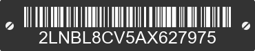 2010 LINCOLN Town Car 2LNBL8CV5AX627975 VIN decoded