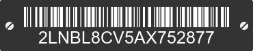 2010 LINCOLN Town Car 2LNBL8CV5AX752877 VIN decoded