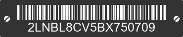 2011 LINCOLN Town Car 2LNBL8CV5BX750709 VIN decoded