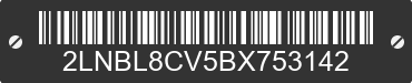 2011 LINCOLN Town Car 2LNBL8CV5BX753142 VIN decoded