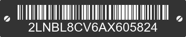 2010 LINCOLN Town Car 2LNBL8CV6AX605824 VIN decoded