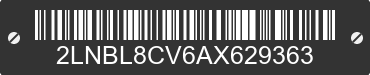 2010 LINCOLN Town Car 2LNBL8CV6AX629363 VIN decoded