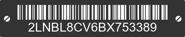2011 LINCOLN Town Car 2LNBL8CV6BX753389 VIN decoded