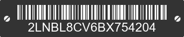 2011 LINCOLN Town Car 2LNBL8CV6BX754204 VIN decoded
