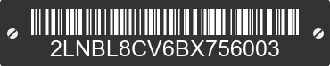 2011 LINCOLN Town Car 2LNBL8CV6BX756003 VIN decoded